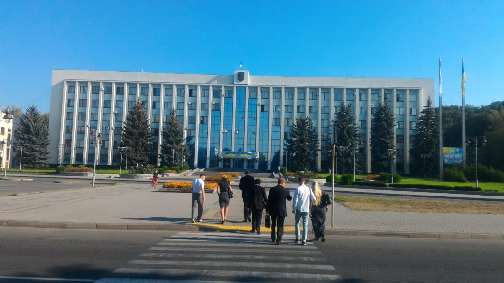Ukraine : réunion officielle au Conseil Général de Rivné